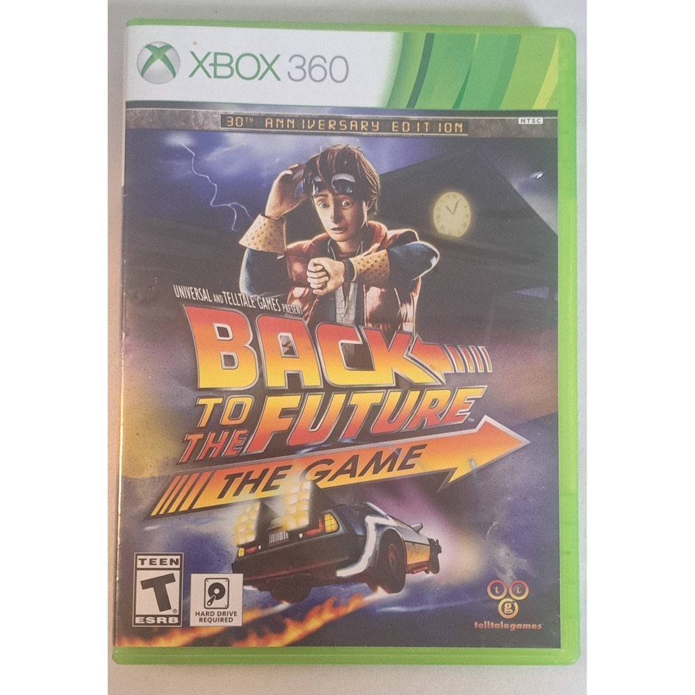 Back to the Future The Game 30th Anniversary Edition Xbox 360 Complete CIB